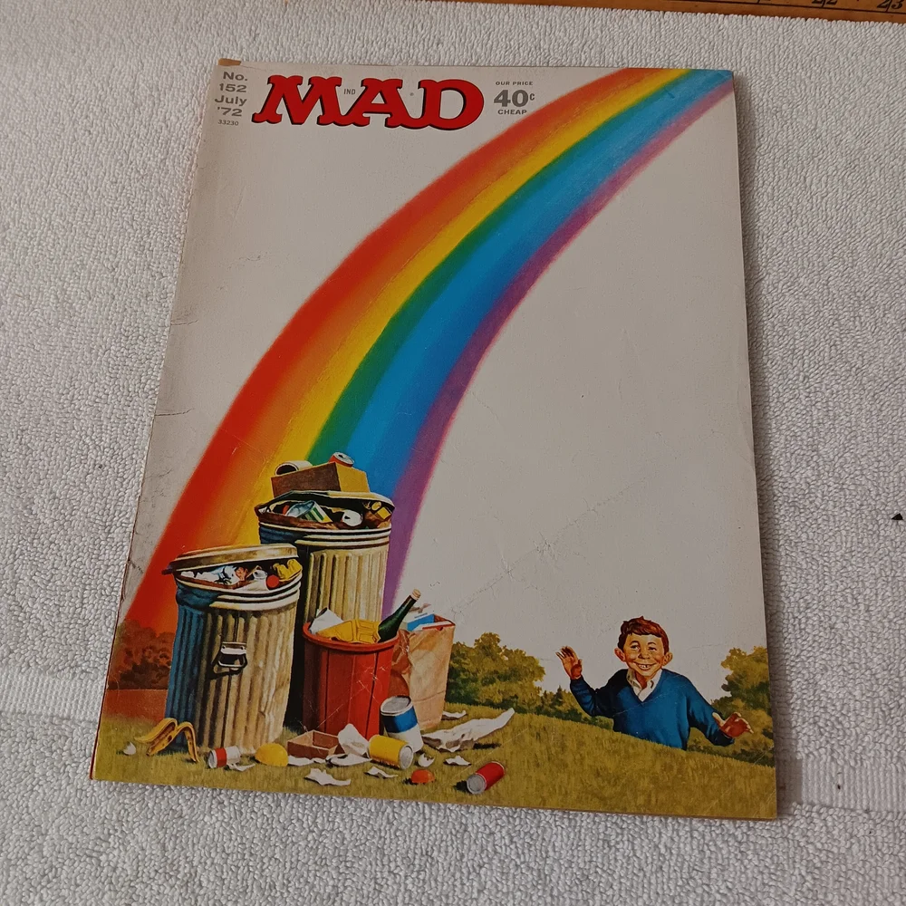 MAD Magazine Issue with Rainbow Cover